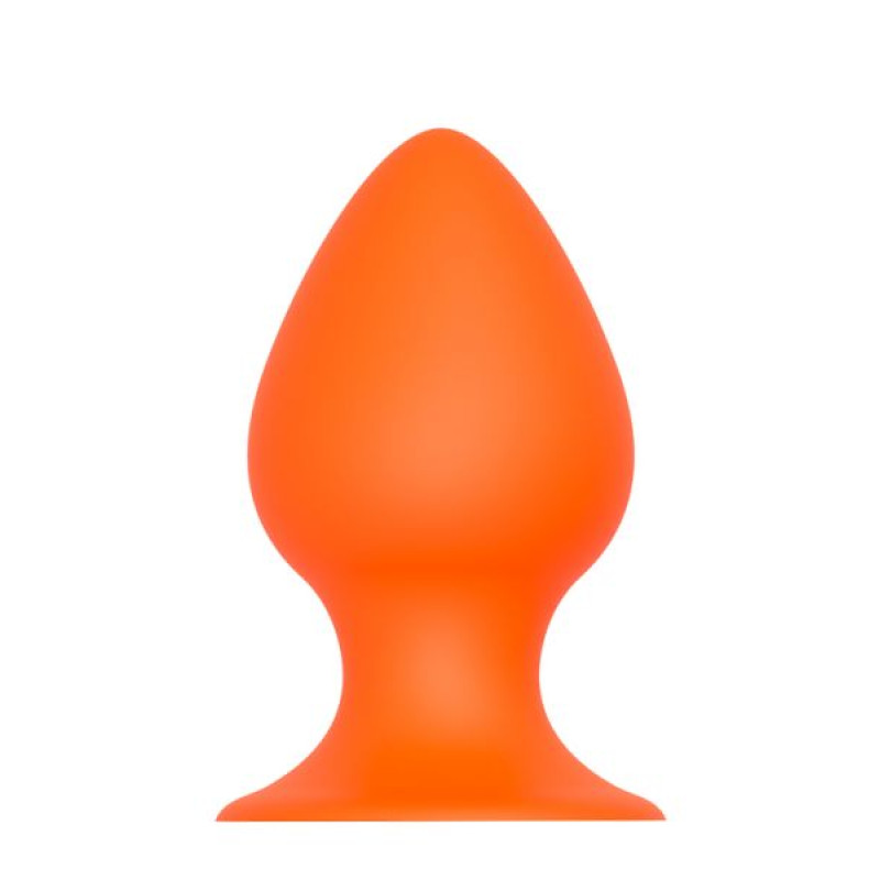 Анальна пробка Dreamtoys Plug With Suction Cup Помаранчева L Анальна пробка Dreamtoys Plug With Suction Cup Помаранчева L