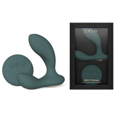 Массажер простаты LELO Hugo 2 Remote Green, 2 мотора, очень мощный, пульт ДУ