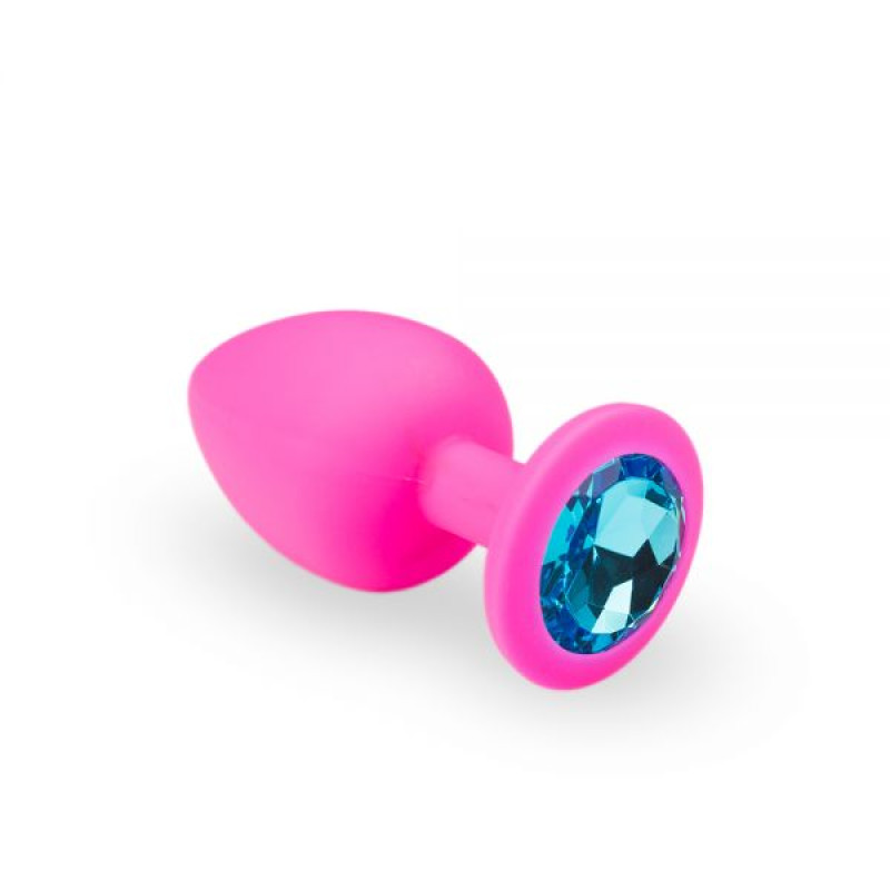 Анальная пробка sLash Silicone Topaz L Розовая Анальная пробка sLash Silicone Topaz L Розовая