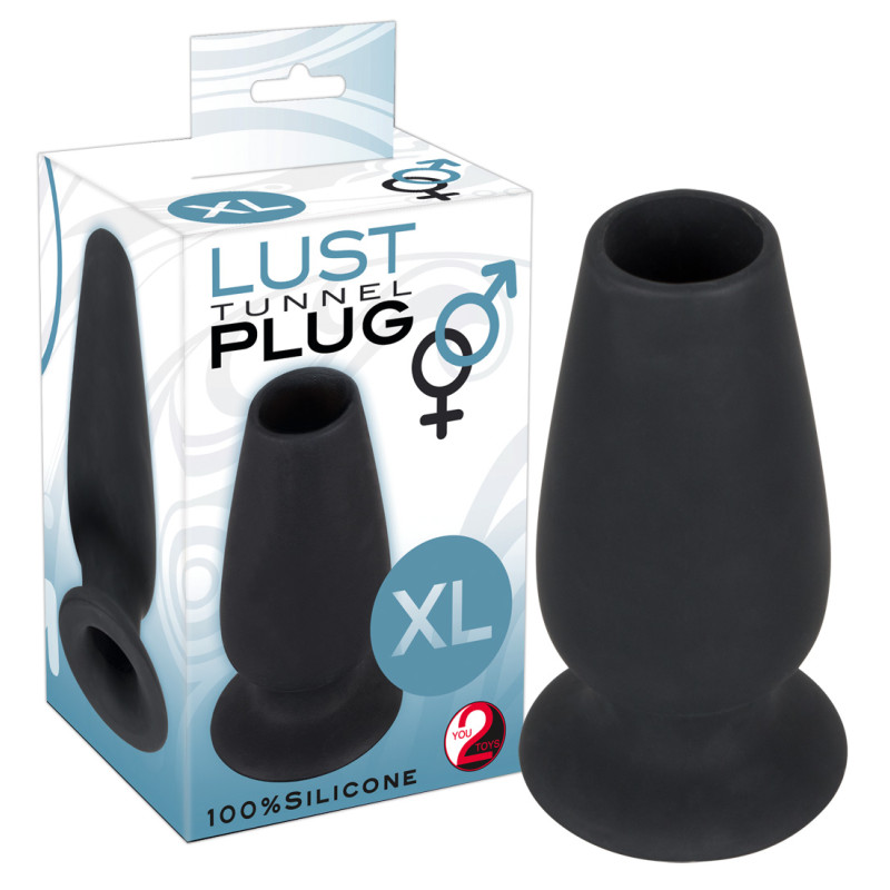 Анальная пробка You2Toys Lust Tunnel Черная XL Анальная пробка You2Toys Lust Tunnel Черная XL
