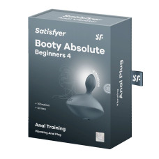 Анальная вибропробка Satisfyer Booty Absolute Beginners 4, для начинающих, вводимая часть 3 см