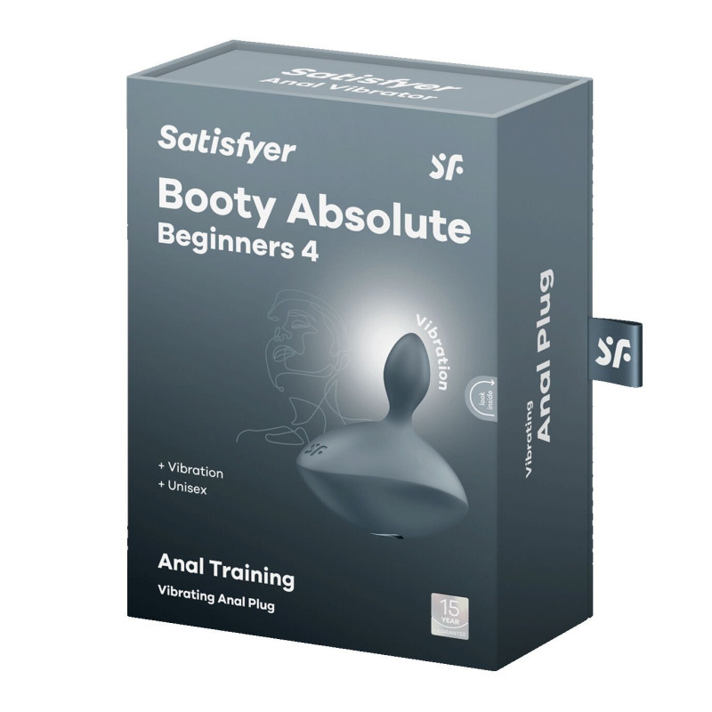 Анальна вібропробка Satisfyer Booty Absolute Beginners 4, для початківців, ввідна частина 3 см Анальна вібропробка Satisfyer Booty Absolute Beginners 4, для початківців, ввідна частина 3 см