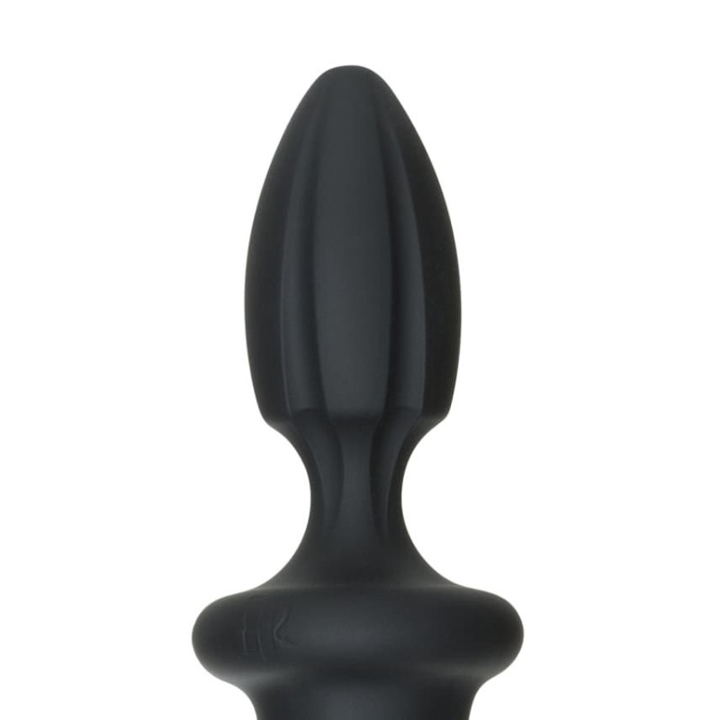 Анальный плаг с дилдо Doc Johnson Kink - Dual Density SECONDSKYN Fuck Plug Черный