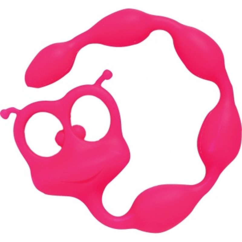 Анальные бусы Fun Factory Flexi Felix Розовые
