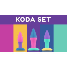 Набор анальных пробок PMV20 Koda – Butt Plug Set, диаметр 2,9 см, 3,9 см, 5 см