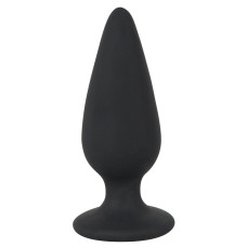 Анальная пробка Black Velvets Heavy Plug Medium Черная