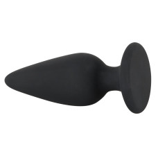 Анальная пробка Black Velvets Heavy Plug Medium Черная