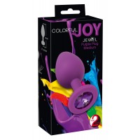 Анальная пробка You2Toys Colorful Joy jewel Фиолетовая