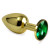 Анальная пробка LoveToy Rosebud Classic Metal Plug S Золотая Анальная пробка LoveToy Rosebud Classic Metal Plug S Золотая