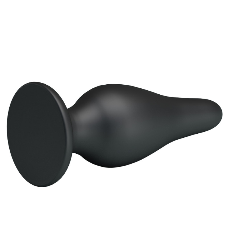 Анальная пробка Pretty Love Sturdy Silicone Anal Plug Черная Анальная пробка Pretty Love Sturdy Silicone Anal Plug Черная