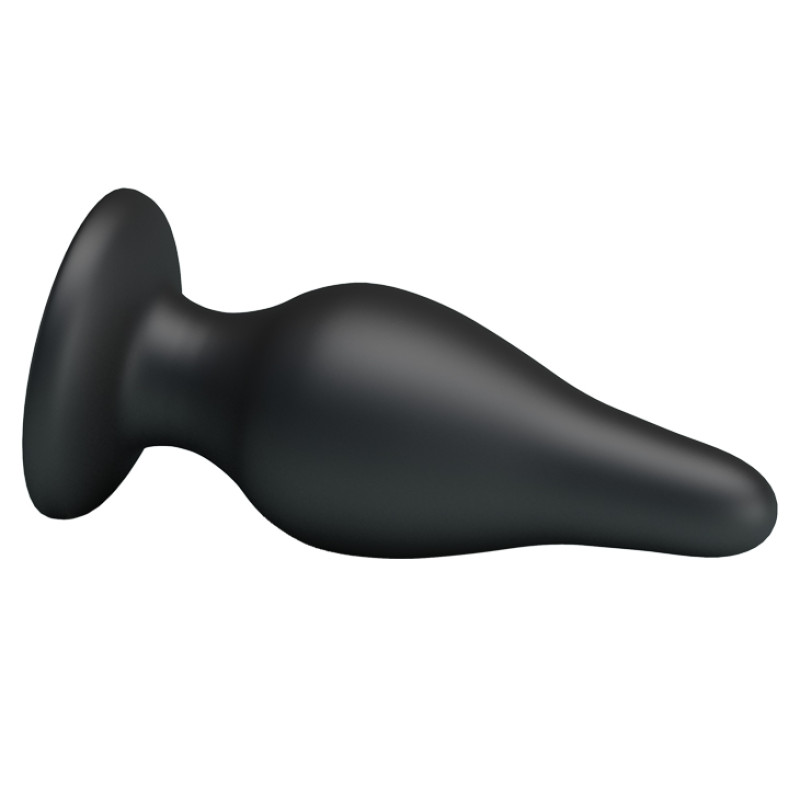 Анальная пробка Pretty Love Sturdy Silicone Anal Plug Черная Анальная пробка Pretty Love Sturdy Silicone Anal Plug Черная