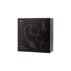 Анальная пробка с эрекционным кольцом Toyfa Erotist Черная