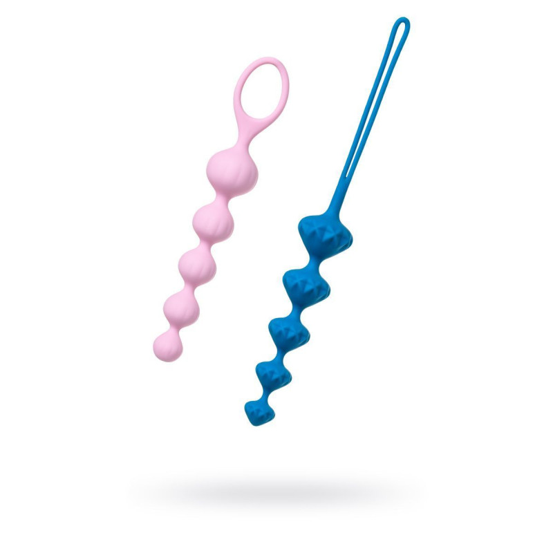 Набір анальних намиста Satisfyer Beads Кольорові Набір анальних намиста Satisfyer Beads Кольорові