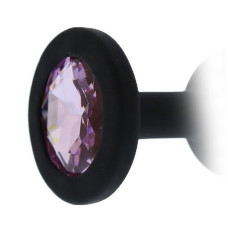 Анальная пробка Dream Toys All Time Favorites Silicone Diamond Plug Черная