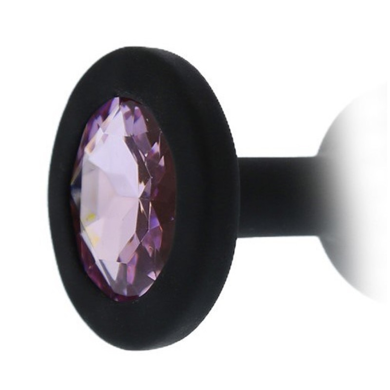 Анальная пробка Dream Toys All Time Favorites Silicone Diamond Plug Черная Анальная пробка Dream Toys All Time Favorites Silicone Diamond Plug Черная