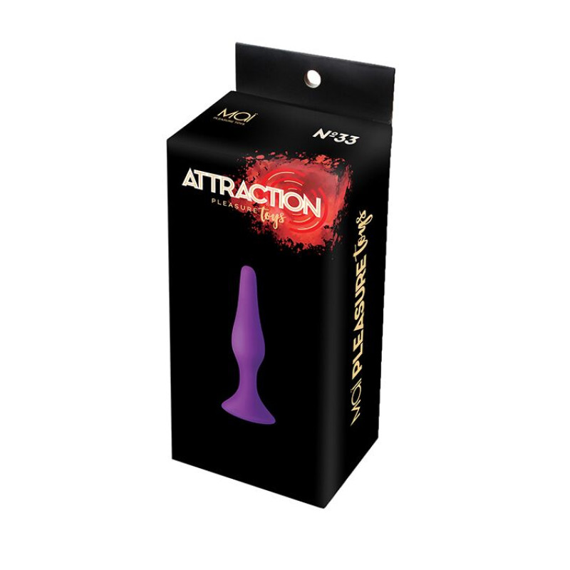 Анальная пробка на присоске MAI Attraction Toys №33 Фиолетовая 11,5/3 см Анальная пробка на присоске MAI Attraction Toys №33 Фиолетовая 11,5/3 см