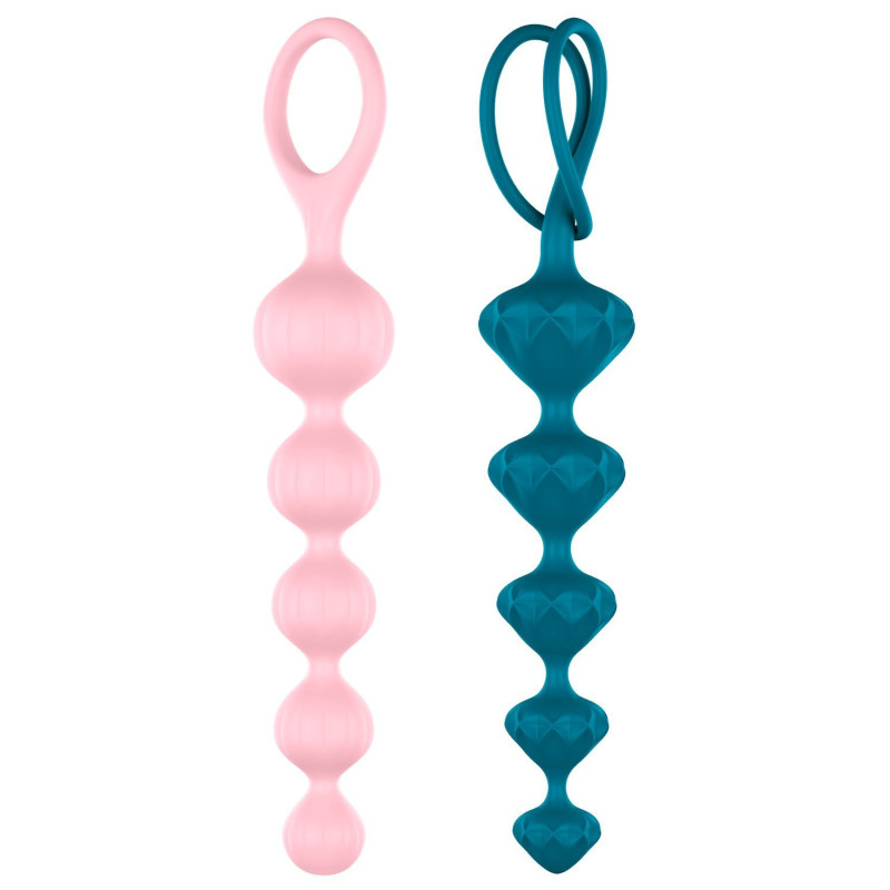 Набір анальних намиста Satisfyer Beads Кольорові Набір анальних намиста Satisfyer Beads Кольорові