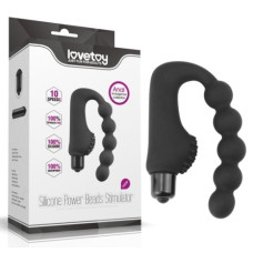 Анальный стимулятор LoveToy Anal Indulgence Collection Silicone Power Beads Stimulator