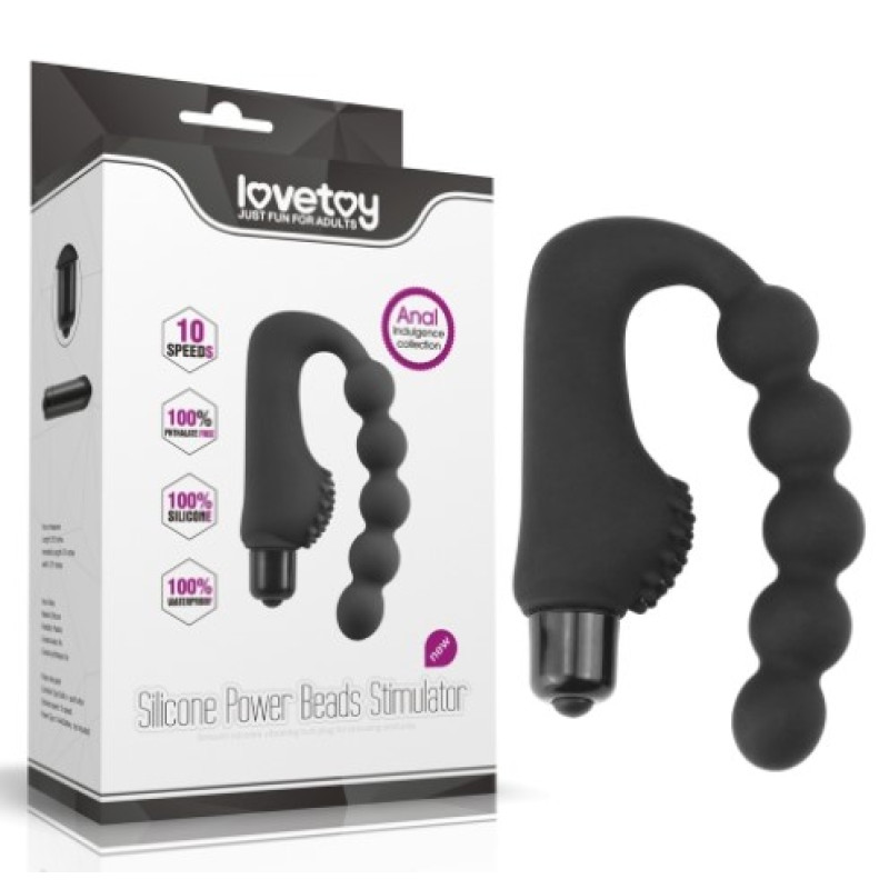 Анальный стимулятор LoveToy Anal Indulgence Collection Silicone Power Beads Stimulator Анальный стимулятор LoveToy Anal Indulgence Collection Silicone Power Beads Stimulator