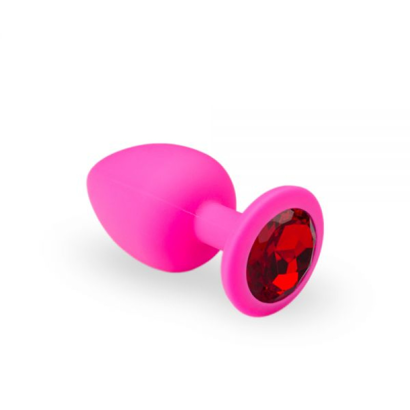 Анальная пробка sLash Silicone Ruby L Розовая Анальная пробка sLash Silicone Ruby L Розовая
