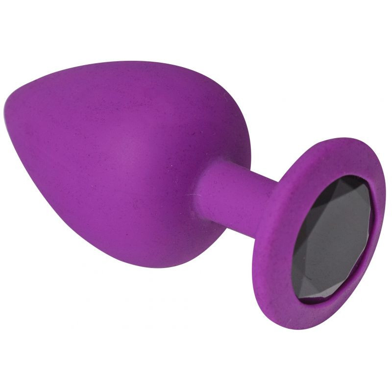 Анальная пробка sLash Silicone Black Diamond L Фиолетовая Анальная пробка sLash Silicone Black Diamond L Фиолетовая