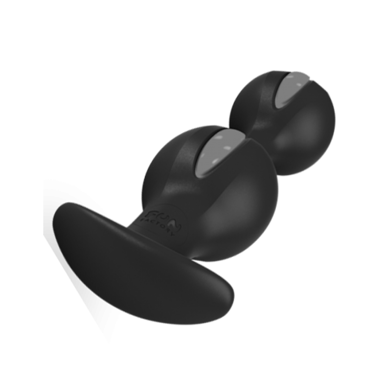 Анальная пробка Fun Factory B Balls Черная/Серая Анальная пробка Fun Factory B Balls Черная/Серая