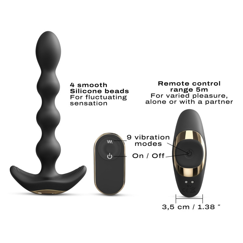 Анальный вибратор-ожерелье Dorcel FLEXI BALLS, гибкий ствол, пульт ДУ Анальный вибратор-ожерелье Dorcel FLEXI BALLS, гибкий ствол, пульт ДУ