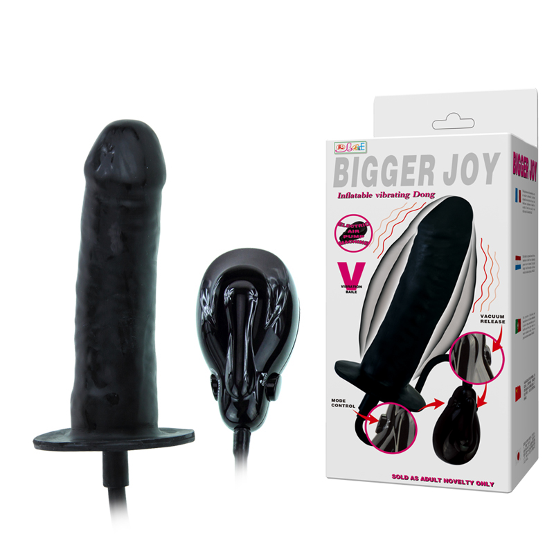 Фаллоимитатор LyBaile Bigger Joy Inflateable Vibrating Dong Фаллоимитатор LyBaile Bigger Joy Inflateable Vibrating Dong