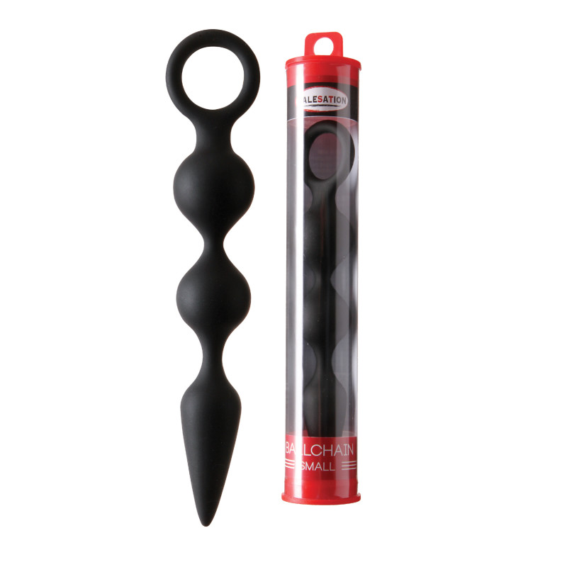 Анальний затор StRubber MALESATION Ballchain small Анальний затор StRubber MALESATION Ballchain small
