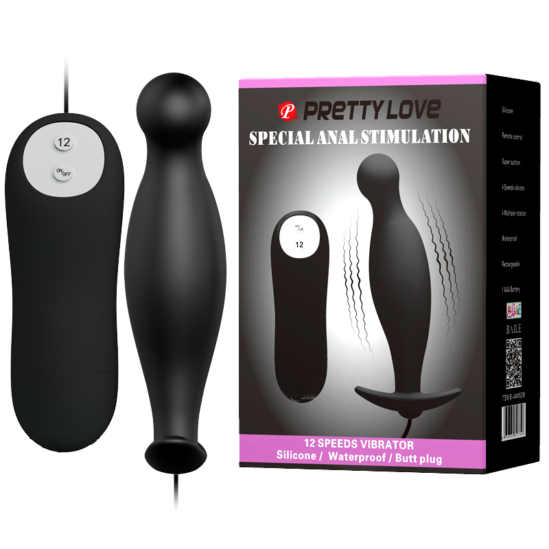 Анальная пробка LyBaile Pretty Love Vibrating Butt Plug Черная BI0400 Анальная пробка LyBaile Pretty Love Vibrating Butt Plug Черная BI0400
