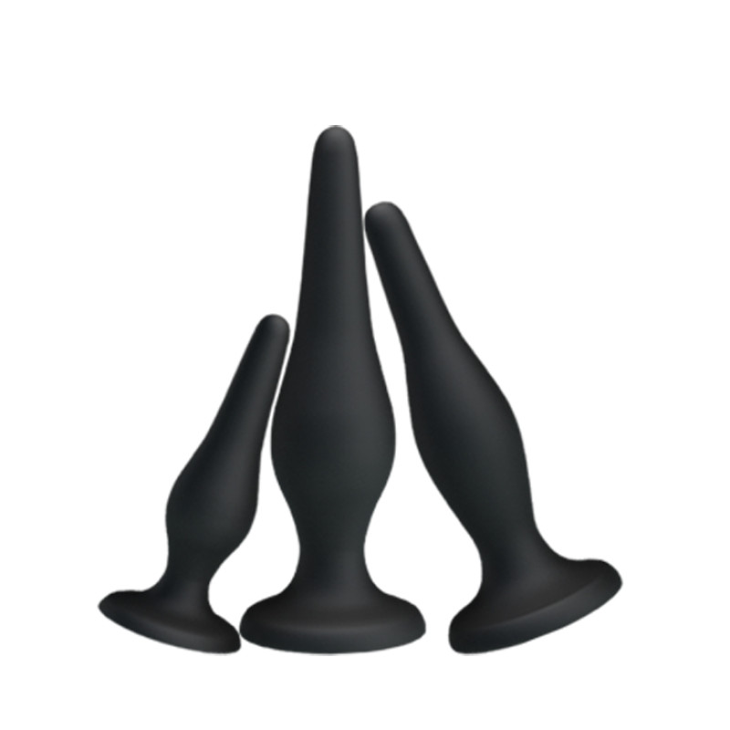 Анальные пробки Pretty Love Begginer's Mini Anal Kit Черная