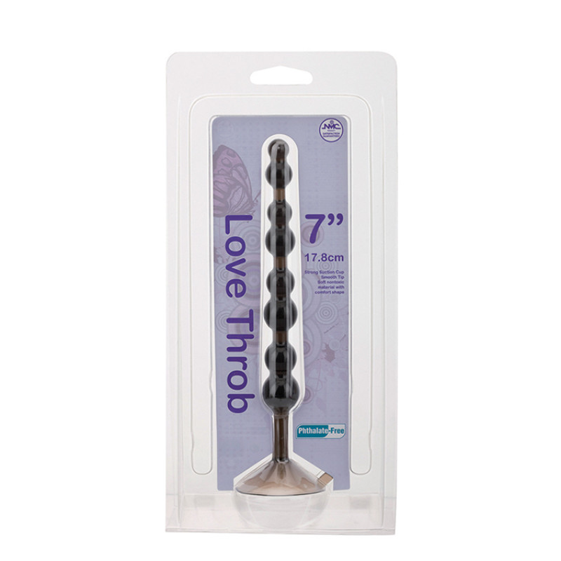 Анальная цепочка NMC Love Throb Черная Анальная цепочка NMC Love Throb Черная