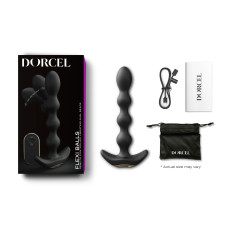 Анальный вибратор-ожерелье Dorcel FLEXI BALLS, гибкий ствол, пульт ДУ