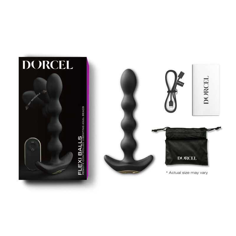 Анальный вибратор-ожерелье Dorcel FLEXI BALLS, гибкий ствол, пульт ДУ Анальный вибратор-ожерелье Dorcel FLEXI BALLS, гибкий ствол, пульт ДУ
