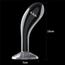 Анальная пробка LoveToy Flawless Clear Prostate Plug 6" Clear
