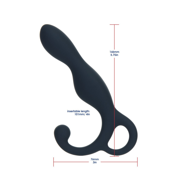 Массажер простаты Lux Active LX1 Anal Trainer 5.75', Dark Blue, виброшар. Массажер простаты Lux Active LX1 Anal Trainer 5.75', Dark Blue, виброшар.