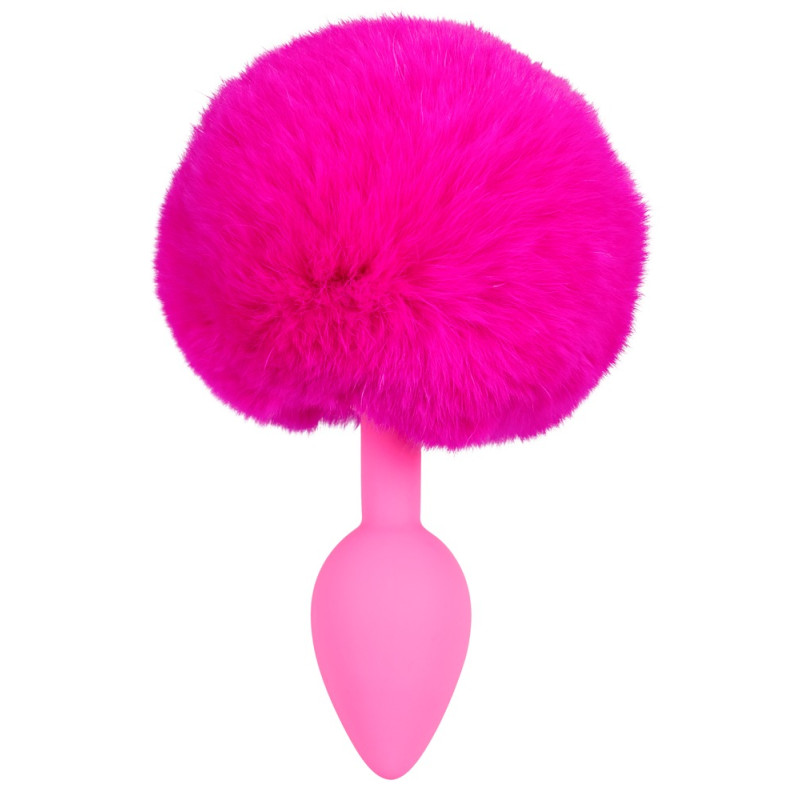 Анальна пробка You2Toys Colorful Joy Bunny Tail Plug Рожева Анальна пробка You2Toys Colorful Joy Bunny Tail Plug Рожева