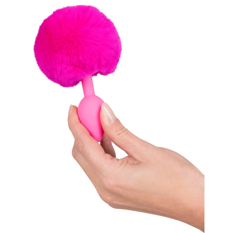 Анальна пробка You2Toys Colorful Joy Bunny Tail Plug Рожева Анальна пробка You2Toys Colorful Joy Bunny Tail Plug Рожева