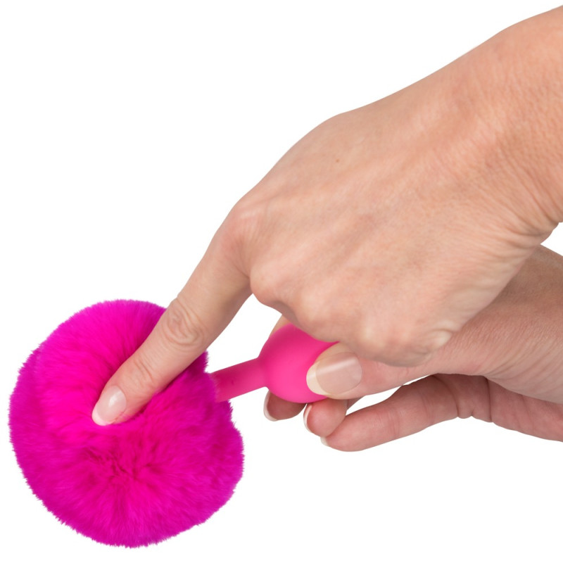 Анальна пробка You2Toys Colorful Joy Bunny Tail Plug Рожева Анальна пробка You2Toys Colorful Joy Bunny Tail Plug Рожева