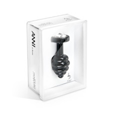 Анальна пробка зі стразою Diogol Anni Ano 3,5 см Чорна