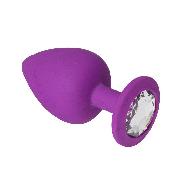 Анальная пробка sLash Silicone Diamond M Фиолетовая Анальная пробка sLash Silicone Diamond M Фиолетовая