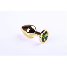 Анальна пробка sLash Chrysolite M Золота