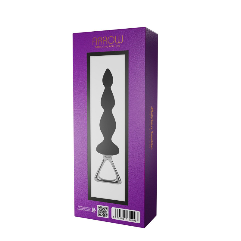 Анальная цепочка Adrien Lastic Arrow II Black Анальная цепочка Adrien Lastic Arrow II Black