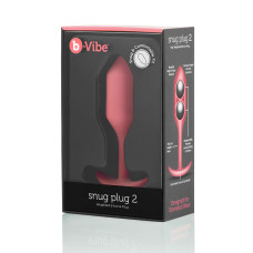Анальная пробка со смещенным центром тяжести B-Vibe Snug Plug 2