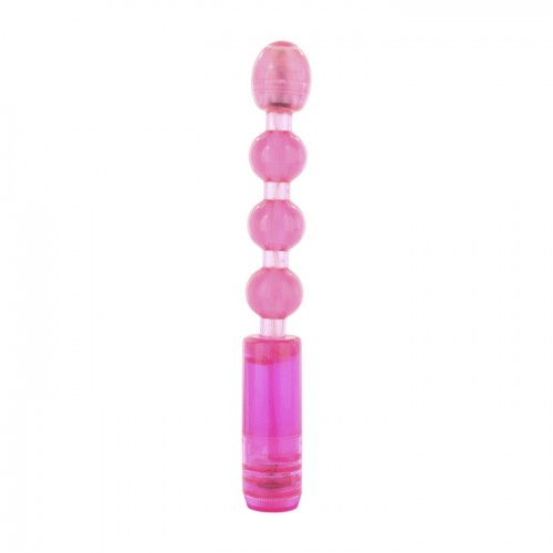 Анальний вібратор Pipedream Anal Beads 13,5х3 см Рожевий