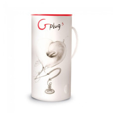 Маленький дизайнерський анальний затор з вібрацією Fun Toys Gplug Рожевий