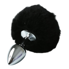 Анальная пробка Sportsheets Midnight Metal Bunny Plug