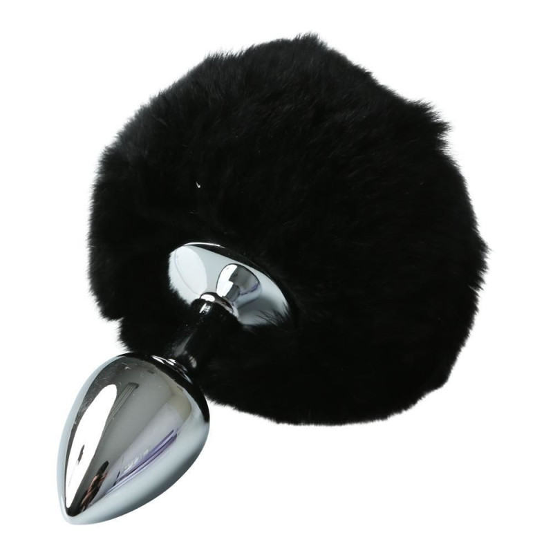 Анальная пробка Sportsheets Midnight Metal Bunny Plug Анальная пробка Sportsheets Midnight Metal Bunny Plug