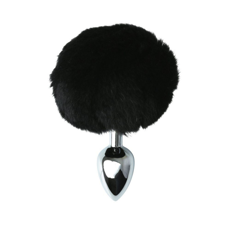 Анальная пробка Sportsheets Midnight Metal Bunny Plug Анальная пробка Sportsheets Midnight Metal Bunny Plug