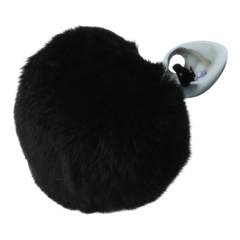 Анальная пробка Sportsheets Midnight Metal Bunny Plug Анальная пробка Sportsheets Midnight Metal Bunny Plug